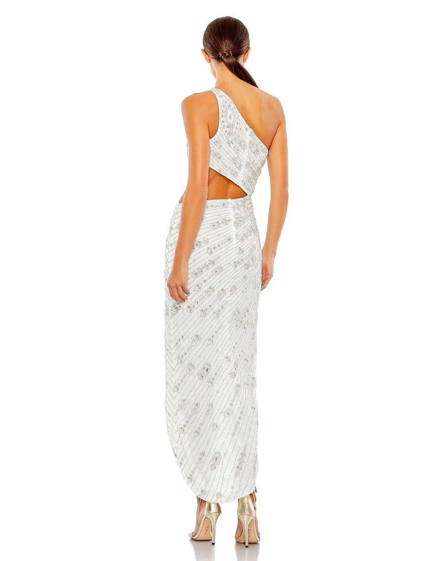 Mac Duggal Prom High Low One Shoulder Dress 10880 - The Dress Outlet