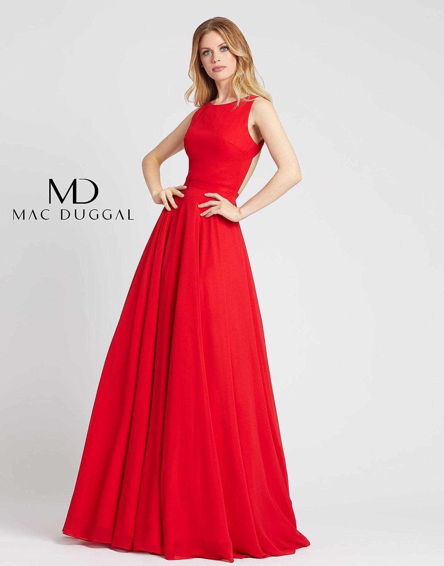 Mac Duggal Prom Long A Line Evening Dress55192L - The Dress Outlet