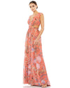 Mac Duggal Prom Long Formal Floral Print Dress 9154 - The Dress Outlet