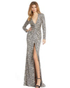Mac Duggal Prom Long Formal High Slit Dress 26370 - The Dress Outlet