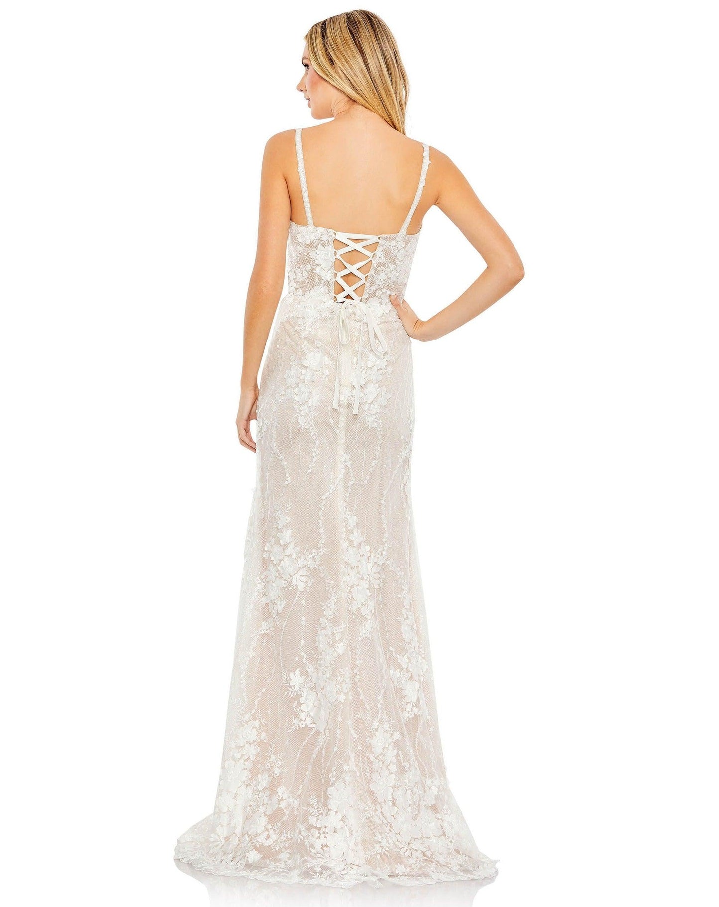 Mac Duggal Prom Long Glitter Lace Formal Gown 11331 - The Dress Outlet