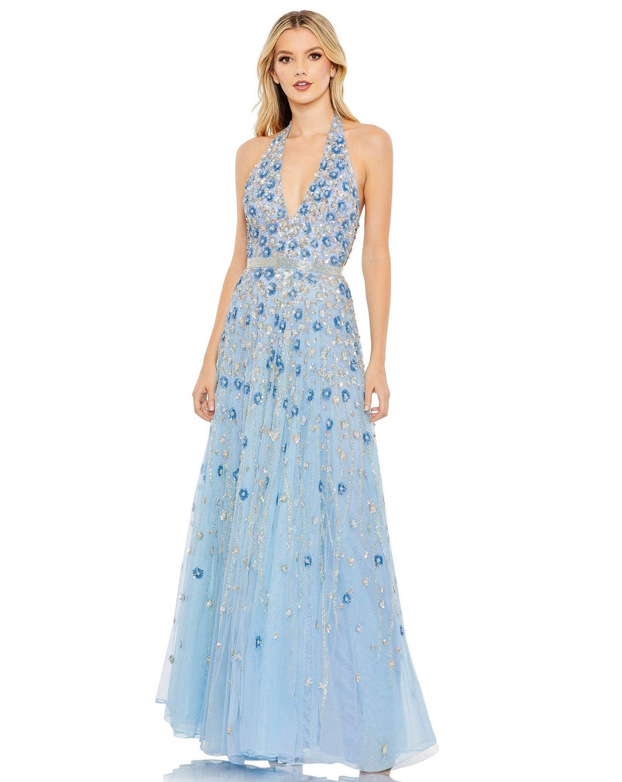 فستان ماك دوجال 5654 الرسمي الطويل المزين بالخرز