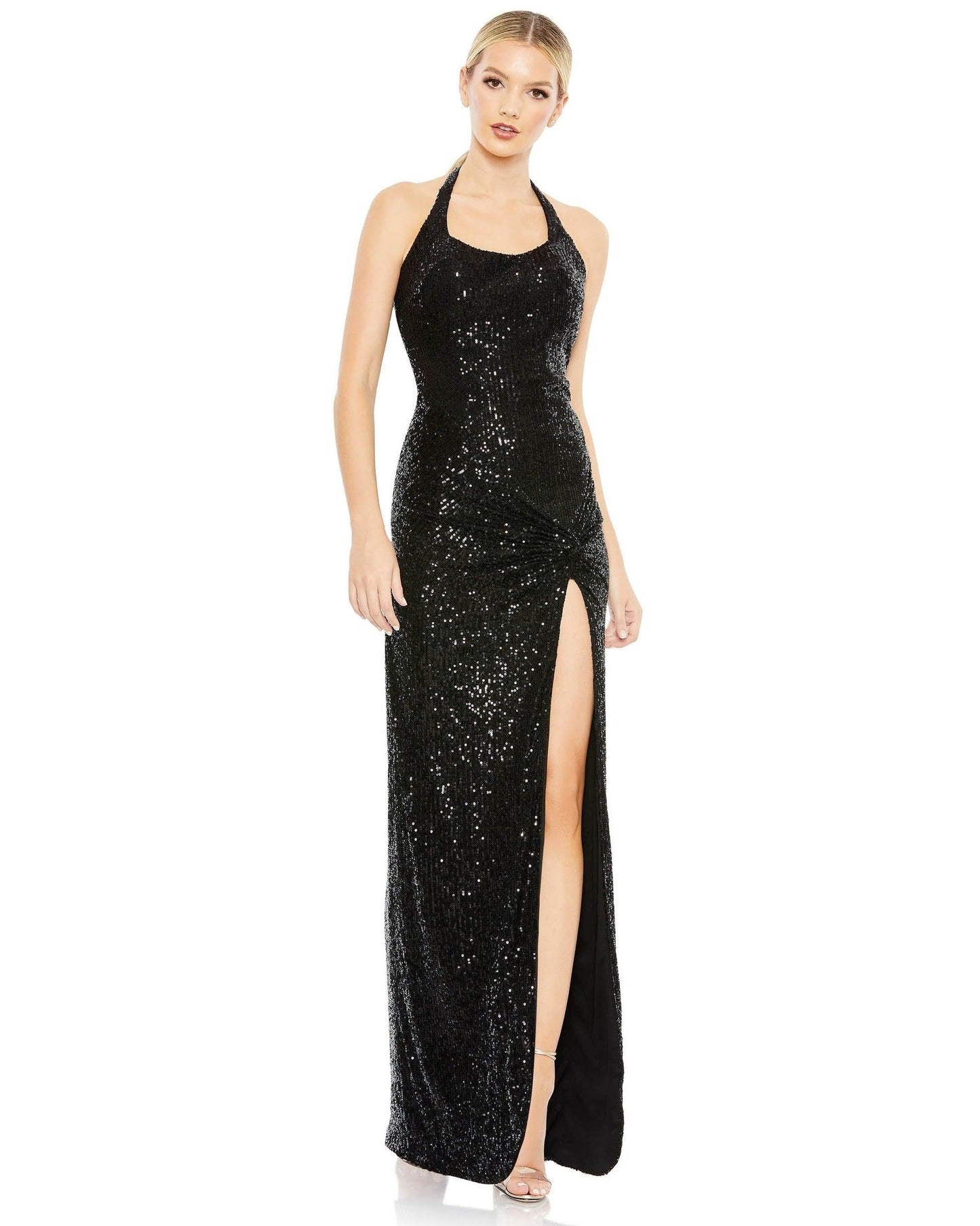 Prom Dresses Prom Long Halter Evening Gown Black