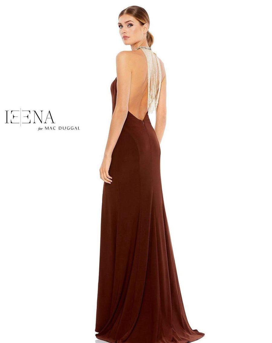 Mac Duggal Prom Long Halter Formal Dress 26518 - The Dress Outlet