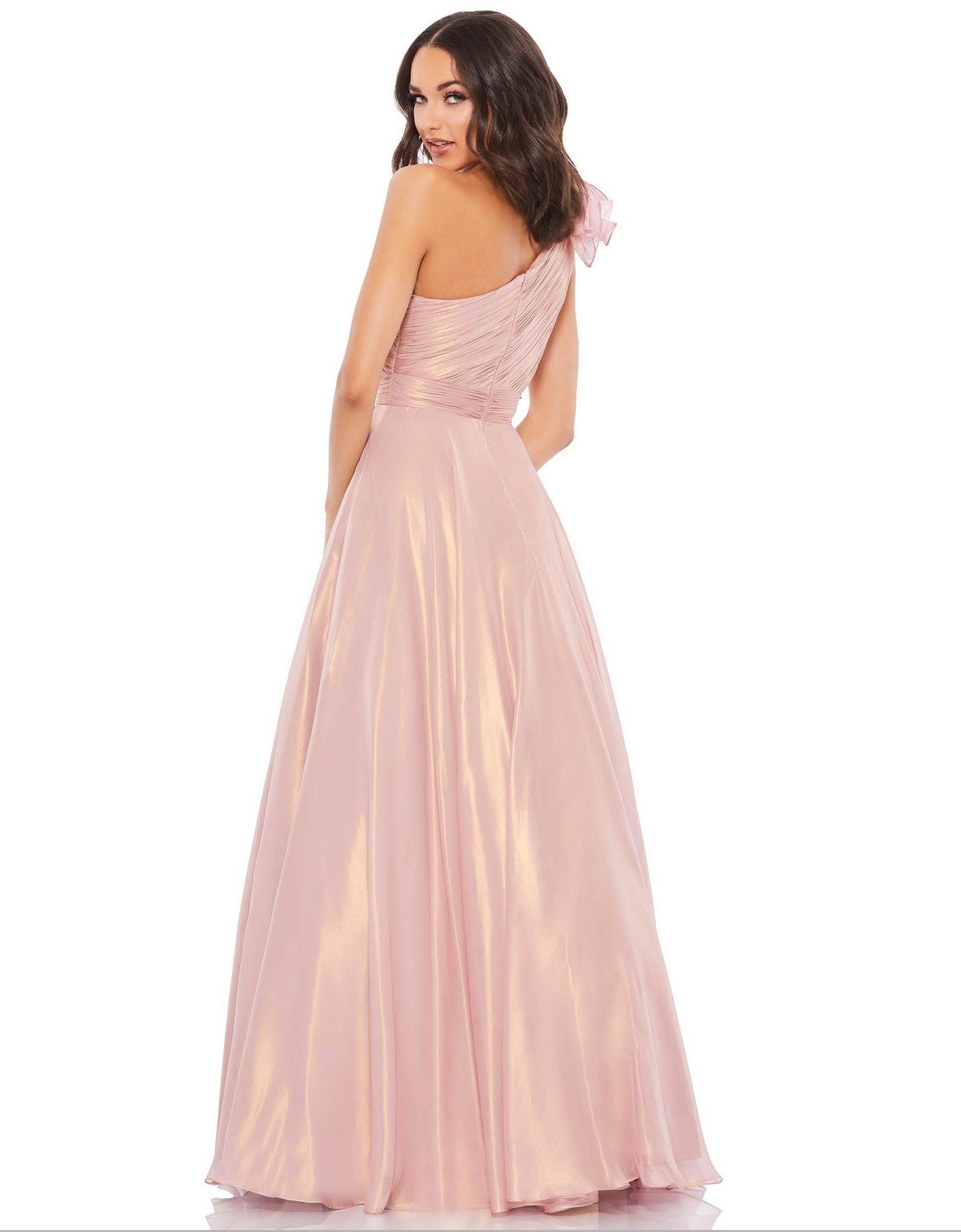 Mac Duggal Prom Long One Shoulder Ball Gown 49252 - The Dress Outlet