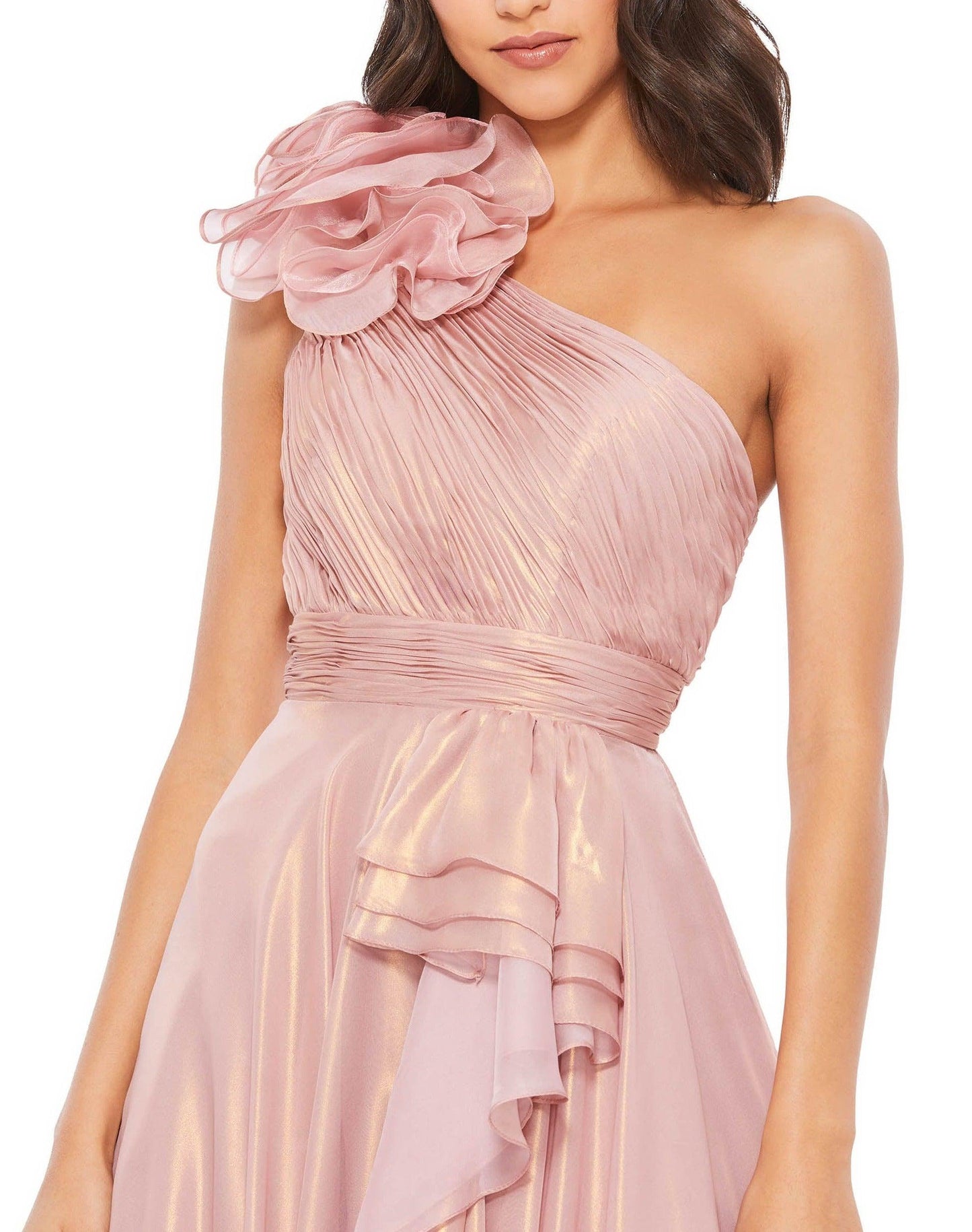 Mac Duggal Prom Long One Shoulder Ball Gown 49252 - The Dress Outlet