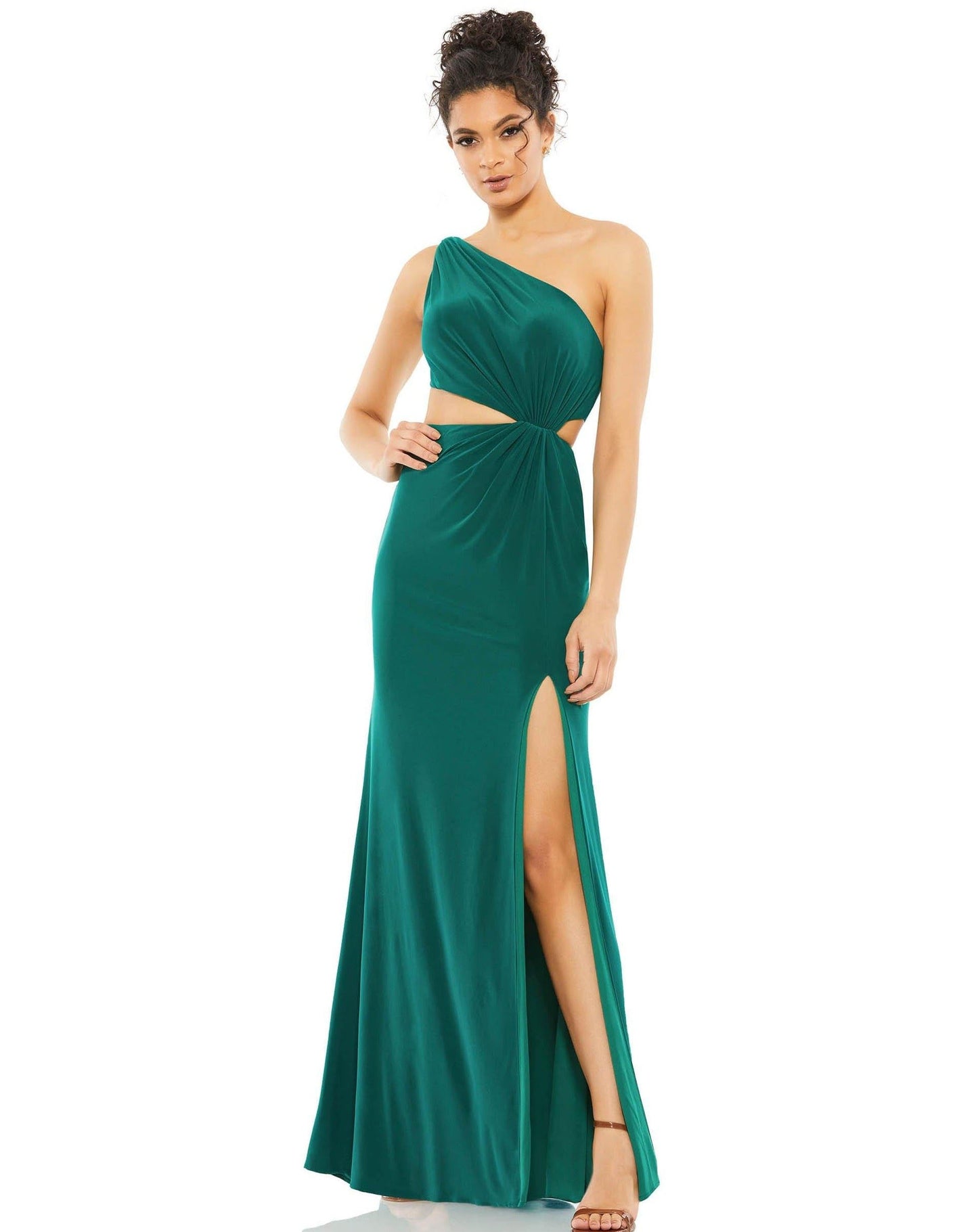 Mac Duggal Prom Long One Shoulder Dress 67937 - The Dress Outlet