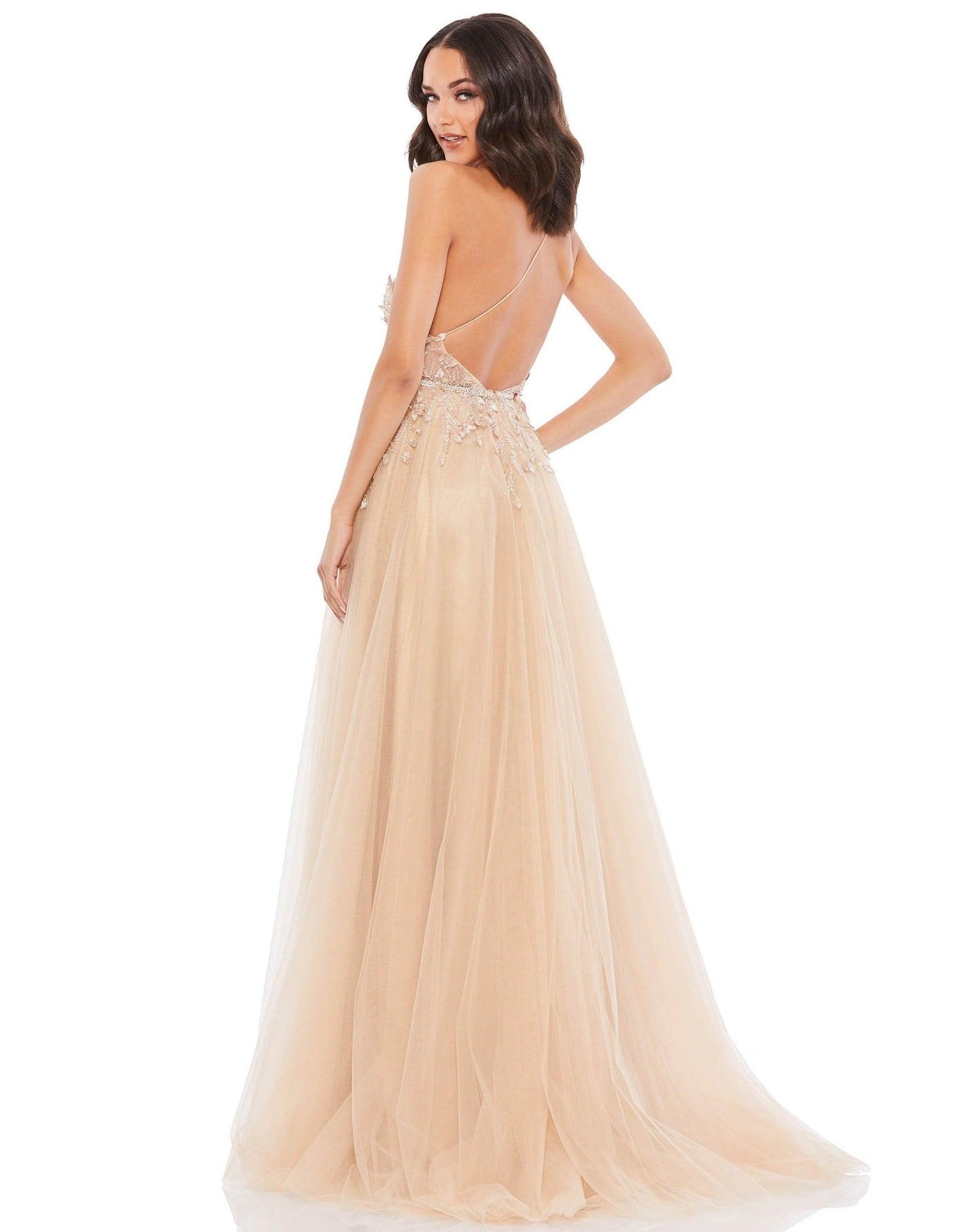 Mac Duggal Prom Long One Shoulder Formal Gown 11210 - The Dress Outlet