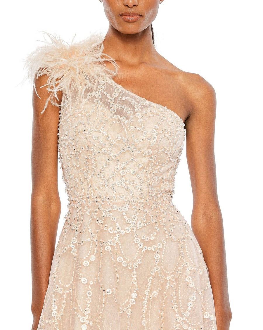 Mac Duggal Prom Long One Shoulder Formal Gown 20389 - The Dress Outlet