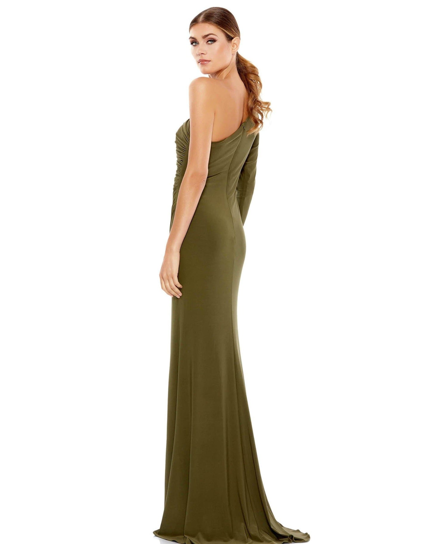 Mac Duggal Prom Long One Shoulder Formal Gown 26505 - The Dress Outlet