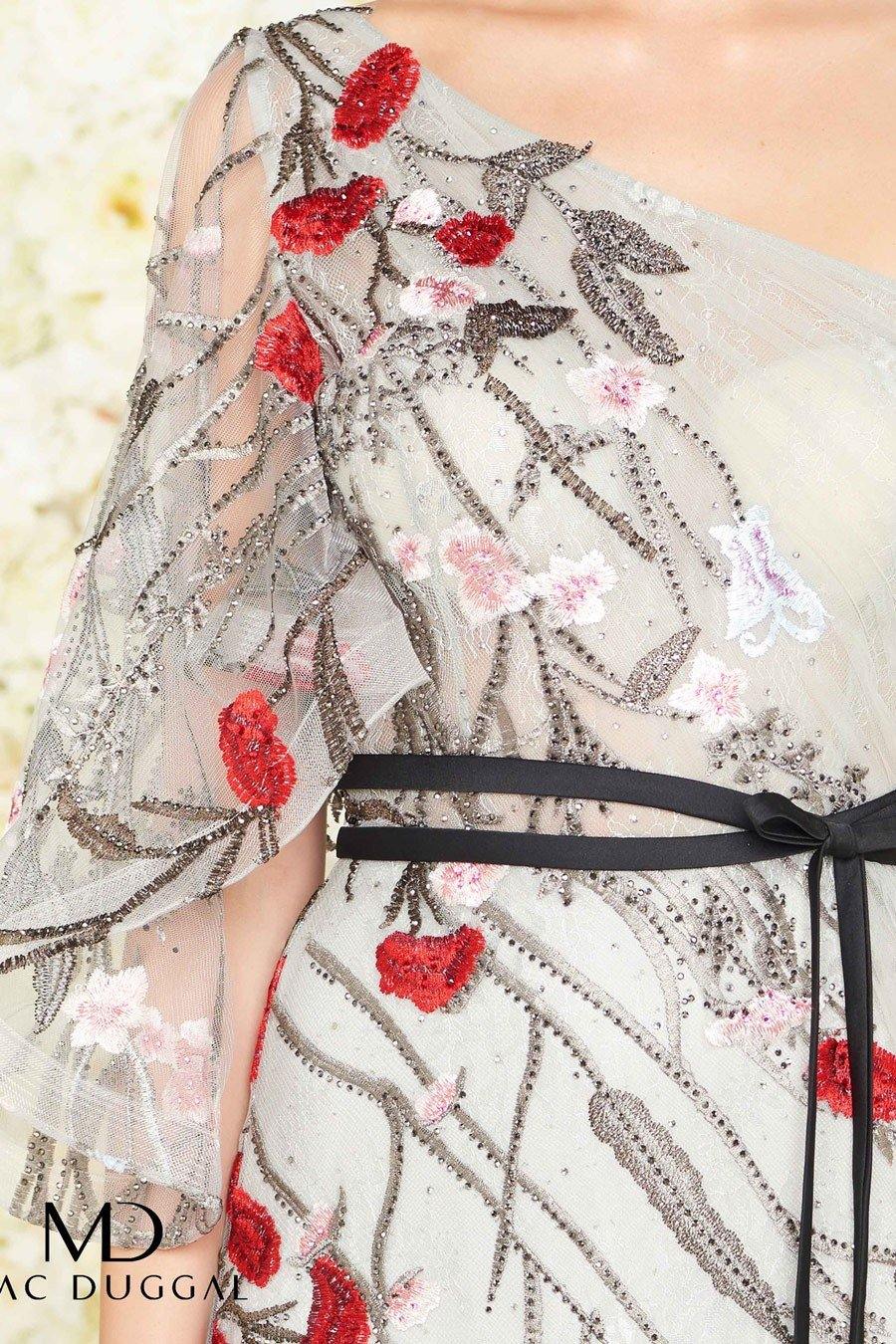 Mac Duggal Prom Long One Shoulder Trumpet Gown 20124 - The Dress Outlet