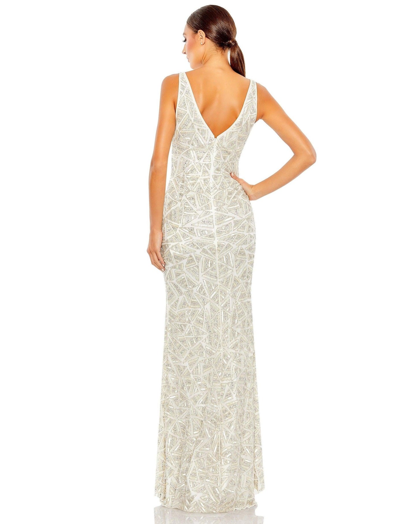 Mac Duggal Prom Long Sleeve Formal Dress 93552 - The Dress Outlet