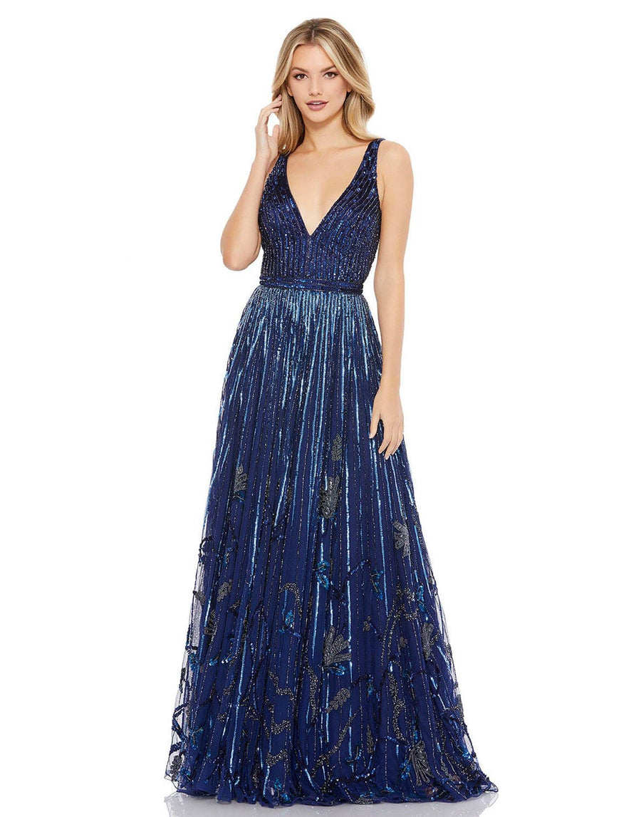 Mac Duggal Prom Long Sleeveless Formal Dress 5226 - The Dress Outlet