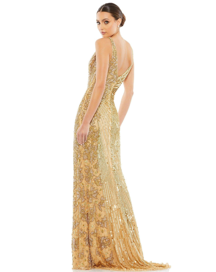 Mac Duggal Prom Long Sleeveless Formal Dress 5473 - The Dress Outlet