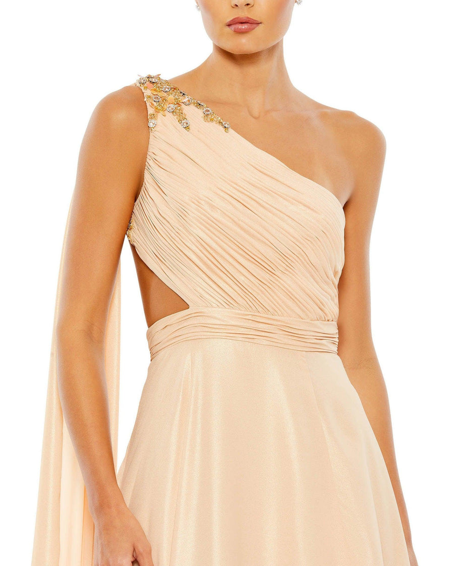 Mac Duggal Prom One Shoulder Long Formal Gown 68053 - The Dress Outlet