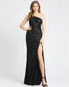 Mac Duggal Prom One Shoulder Sequins Long Gown 5059 - The Dress Outlet