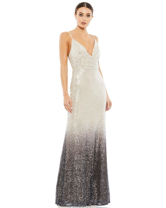 Prom Dresses Prom Spaghetti Strap Long Dress Charcoal