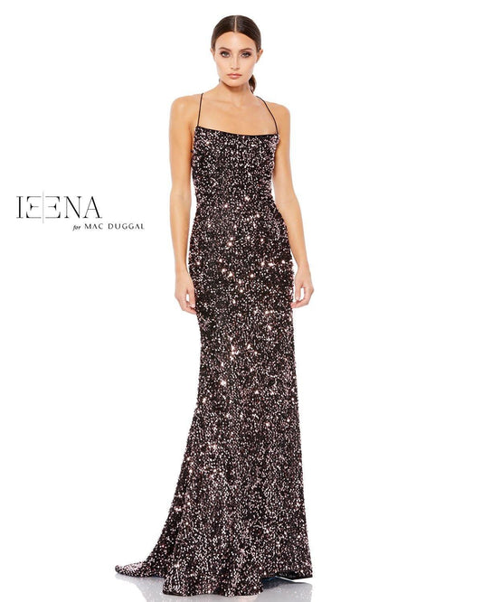 Mac Duggal Prom Spaghetti Strap Long Dress 26444 - The Dress Outlet