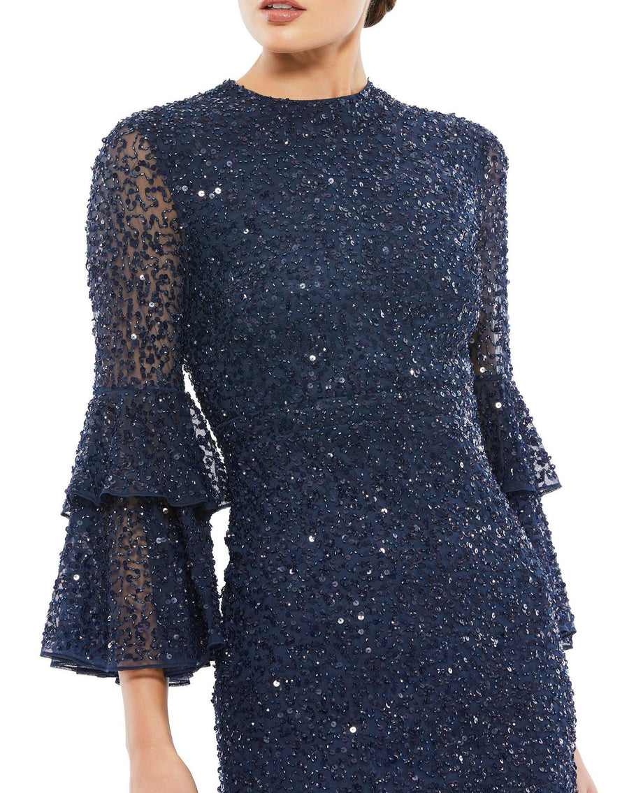 Mac Duggal Short 3/4 Sleeve Cocktail Dress Sale - The Dress Outlet