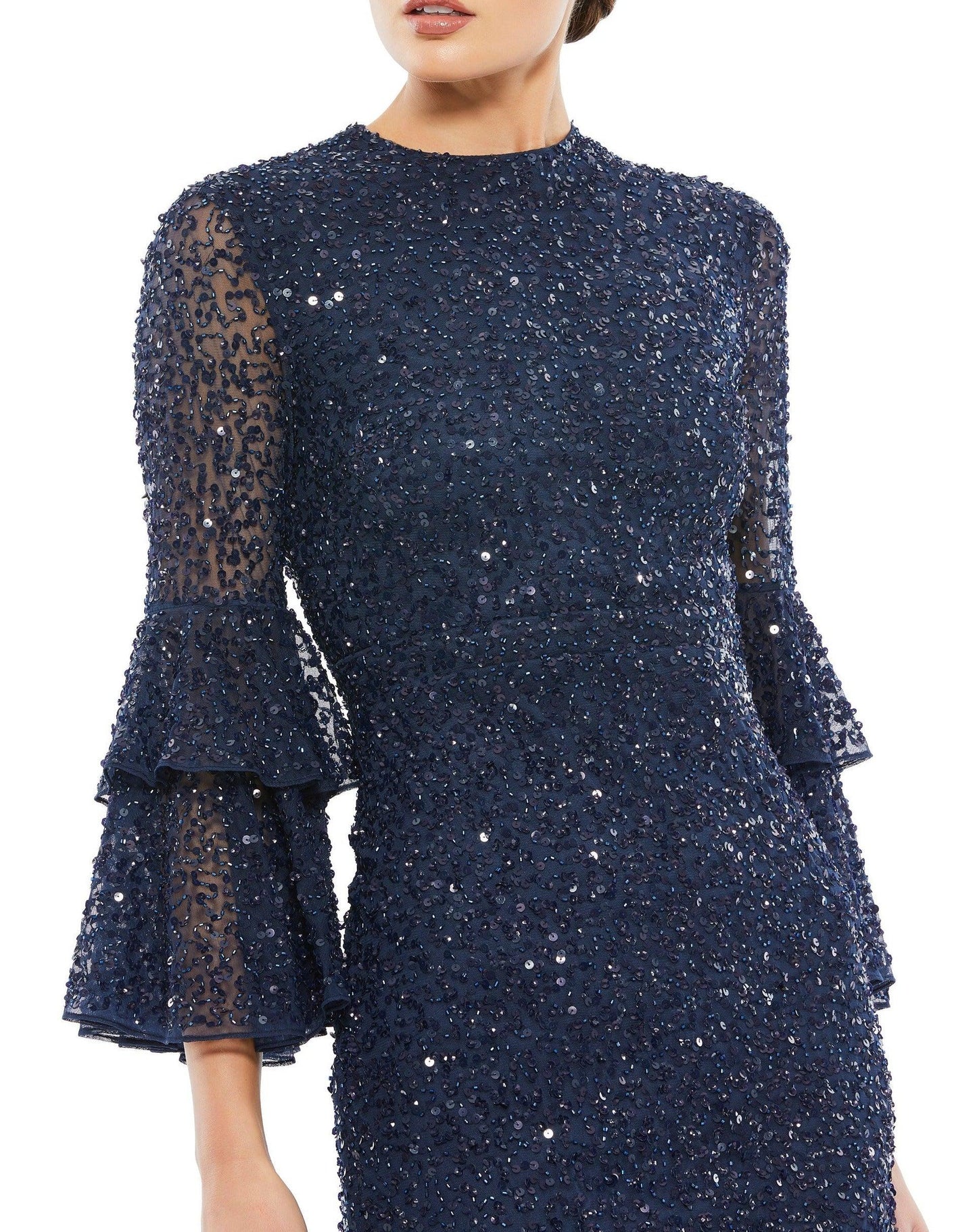 Mac Duggal Short 3/4 Sleeve Cocktail Dress Sale - The Dress Outlet