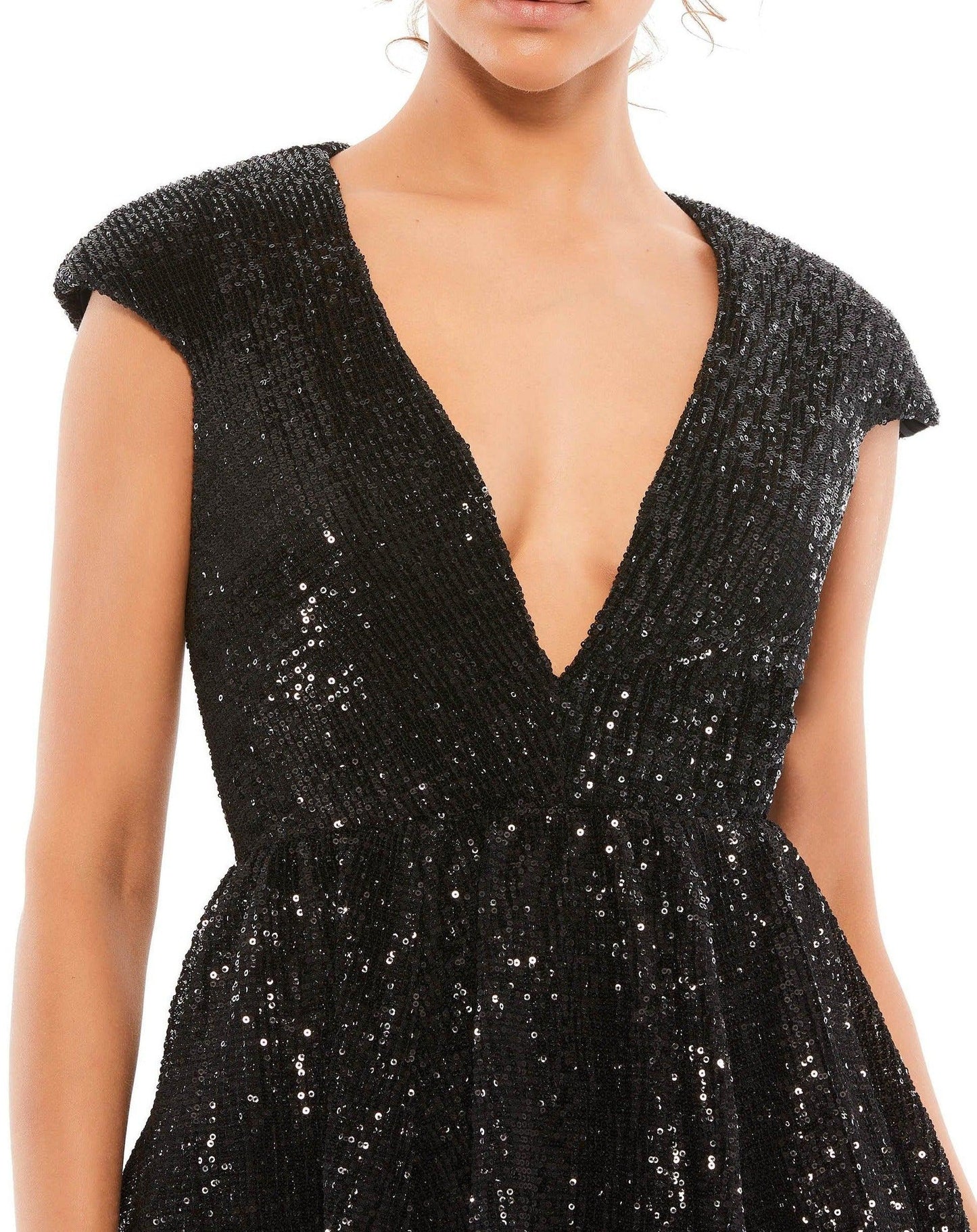 Mac Duggal Short Cap Sleeve Cocktail Dress 26306 - The Dress Outlet