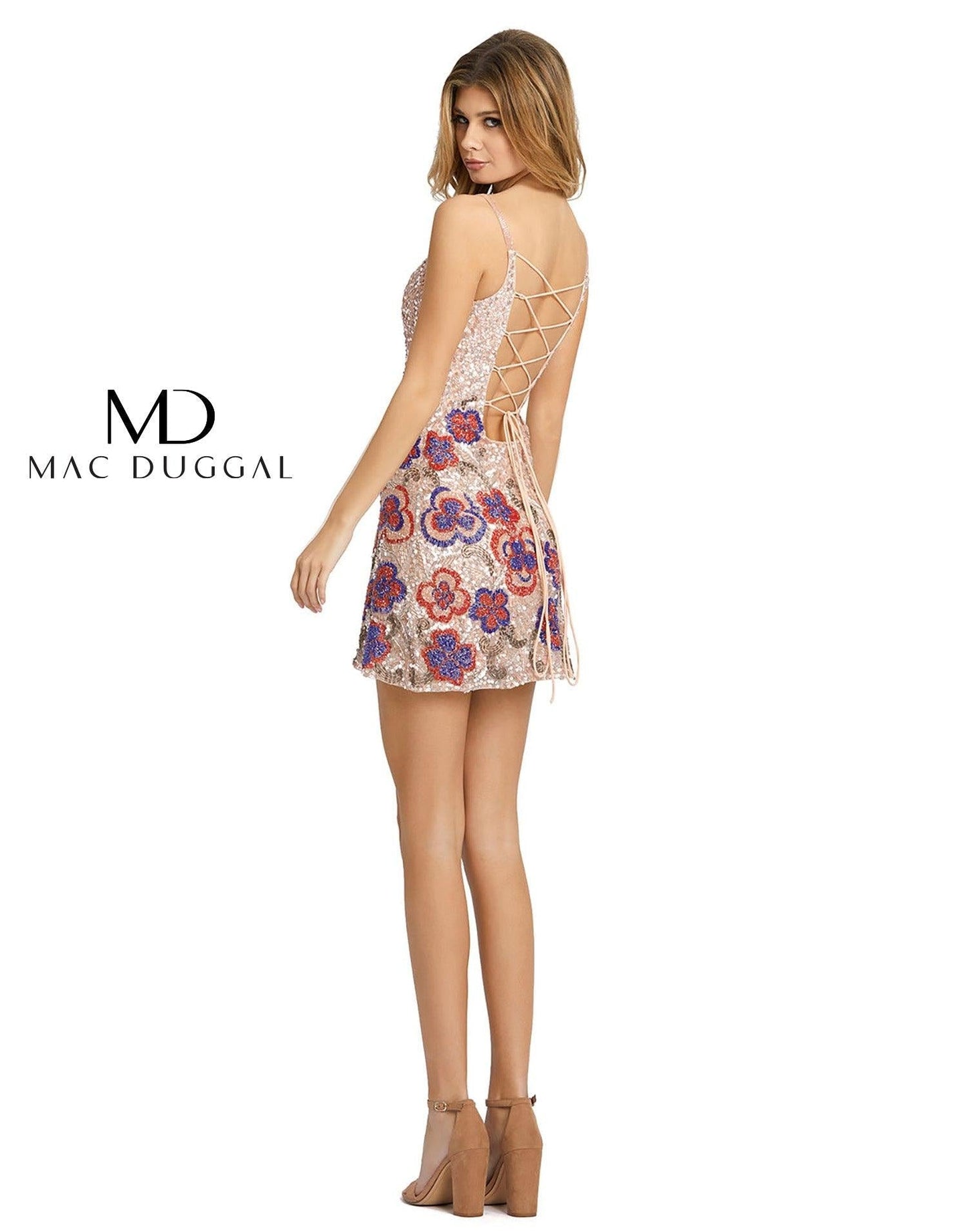 Mac Duggal Short Cocktail Fitted Dress 5250 Sale - The Dress Outlet