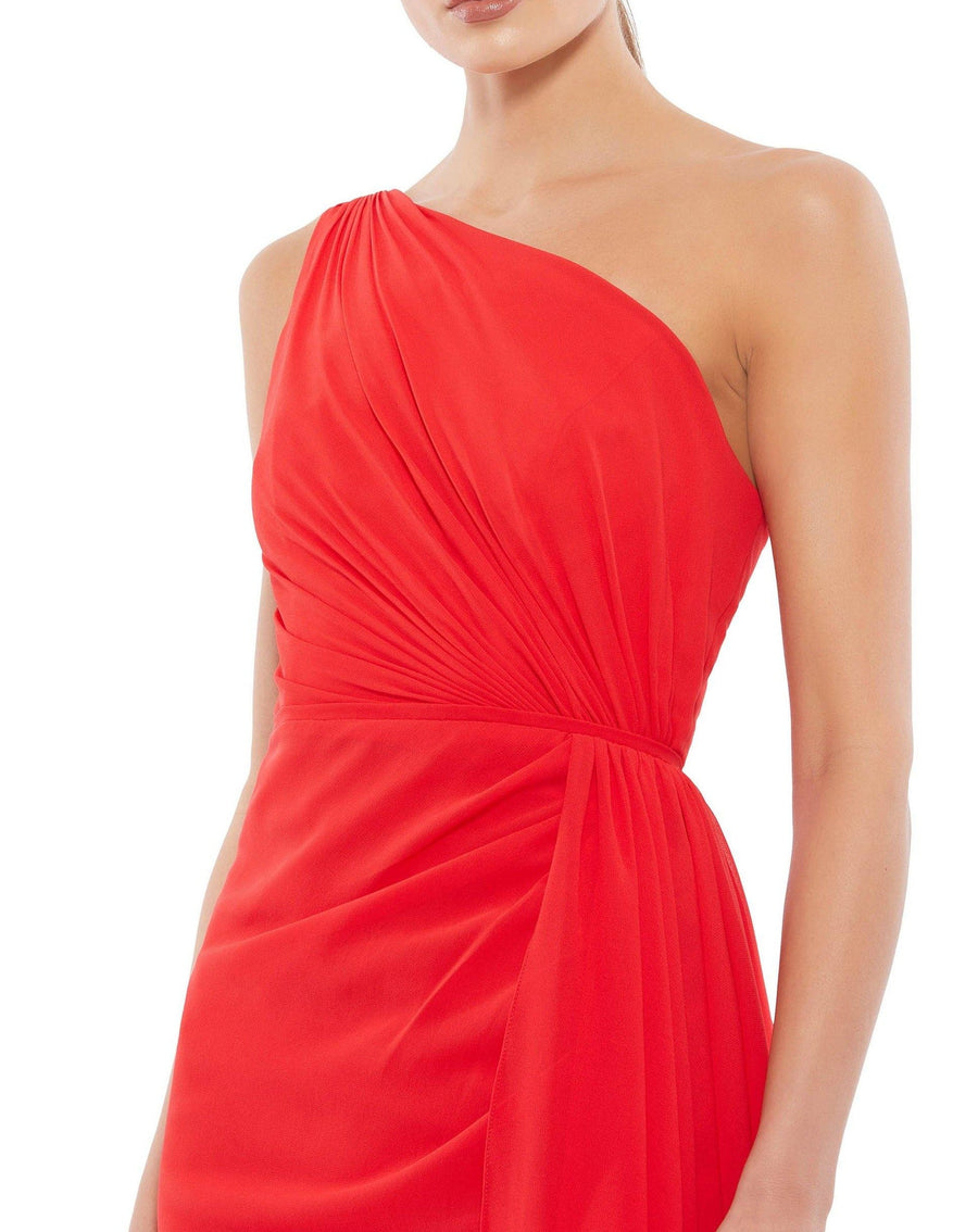 Mac Duggal Short Cocktail One Shoulder Dress 55419 - The Dress Outlet