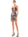 Mac Duggal Short Floral Print Cocktail Dress 67459 - The Dress Outlet