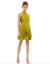 Mac Duggal Short Halter Homecoming Dress 26645 - The Dress Outlet