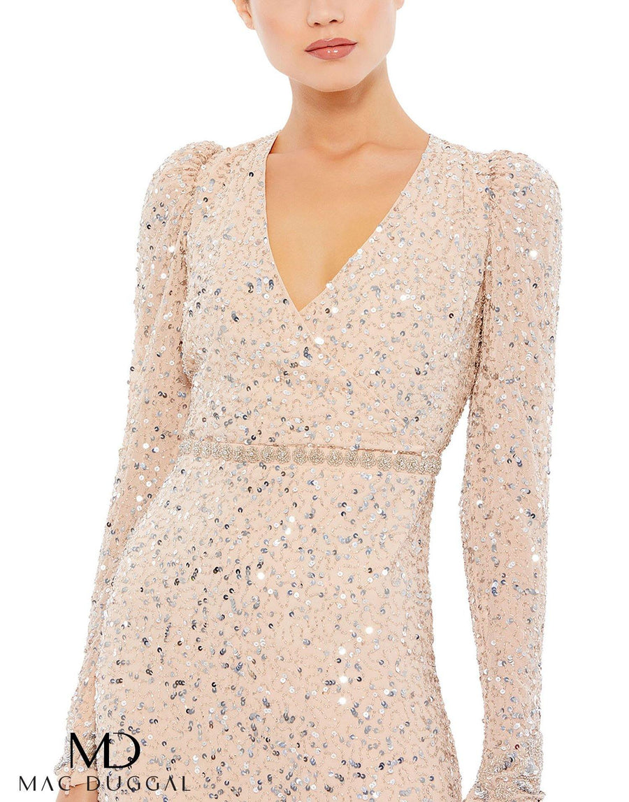 Mac Duggal Short Mother of the Bride Dress 10740 - The Dress Outlet