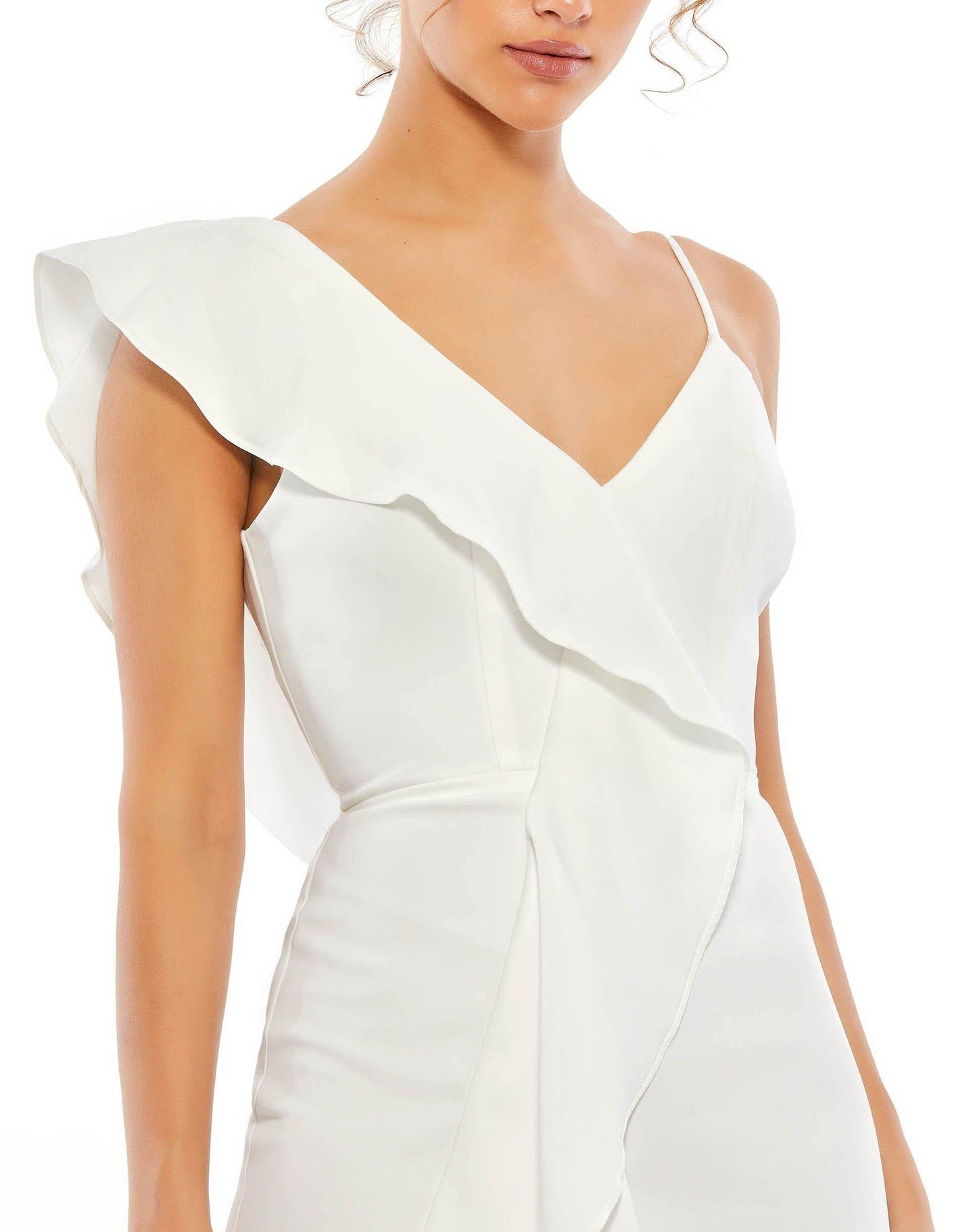 Mac Duggal Short Ruffle Cocktail Dress 49107 - The Dress Outlet