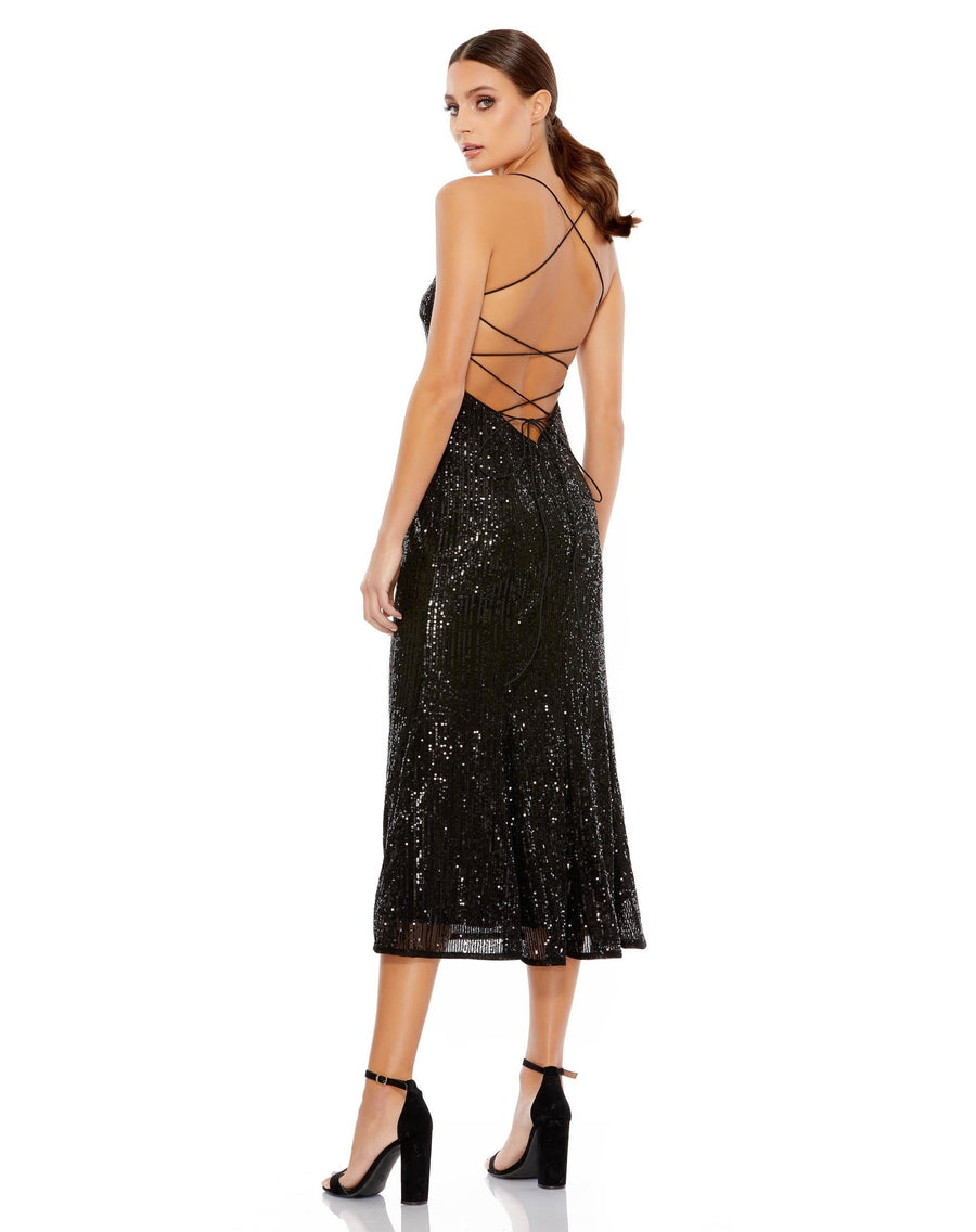 Mac Duggal Short Sequins Cocktail Dress 26480 - The Dress Outlet