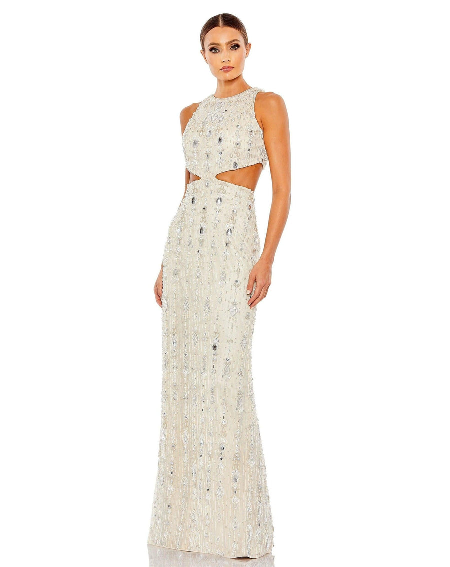 فستان ماك دوجال 5740 الرسمي الطويل بدون أكمام