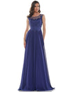 Marsoni Chiffon A Line Long Formal Dress 107 - The Dress Outlet