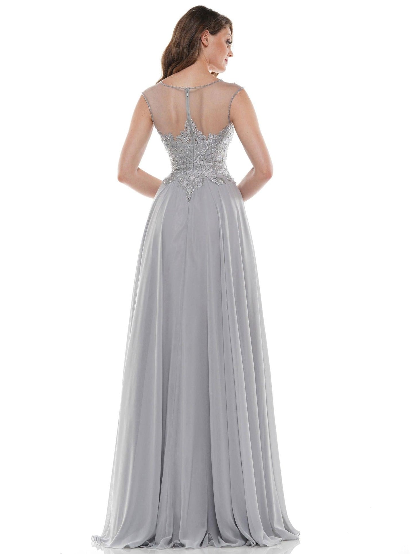 Marsoni Chiffon A Line Long Formal Dress 107 - The Dress Outlet