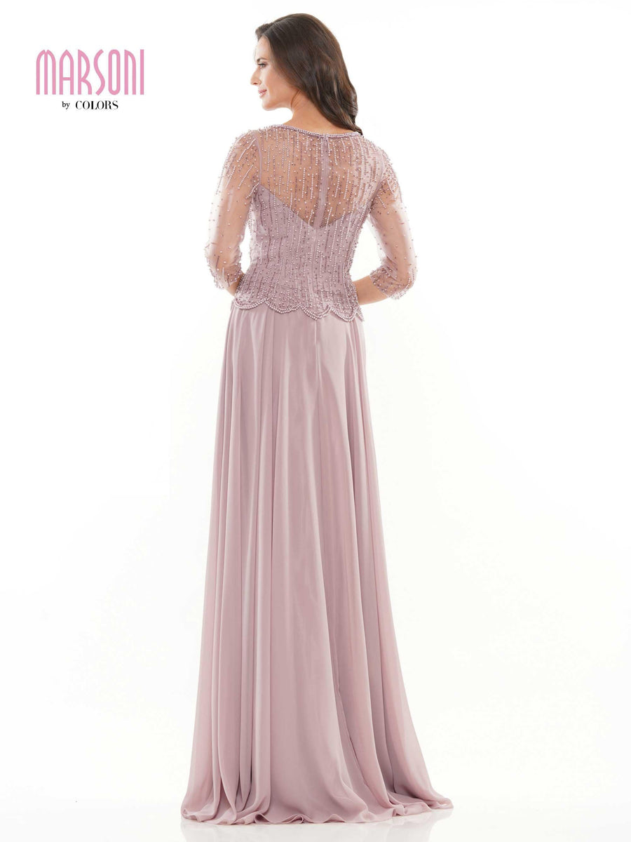 Marsoni Long Formal Mother of the Bride Dress 312 - The Dress Outlet