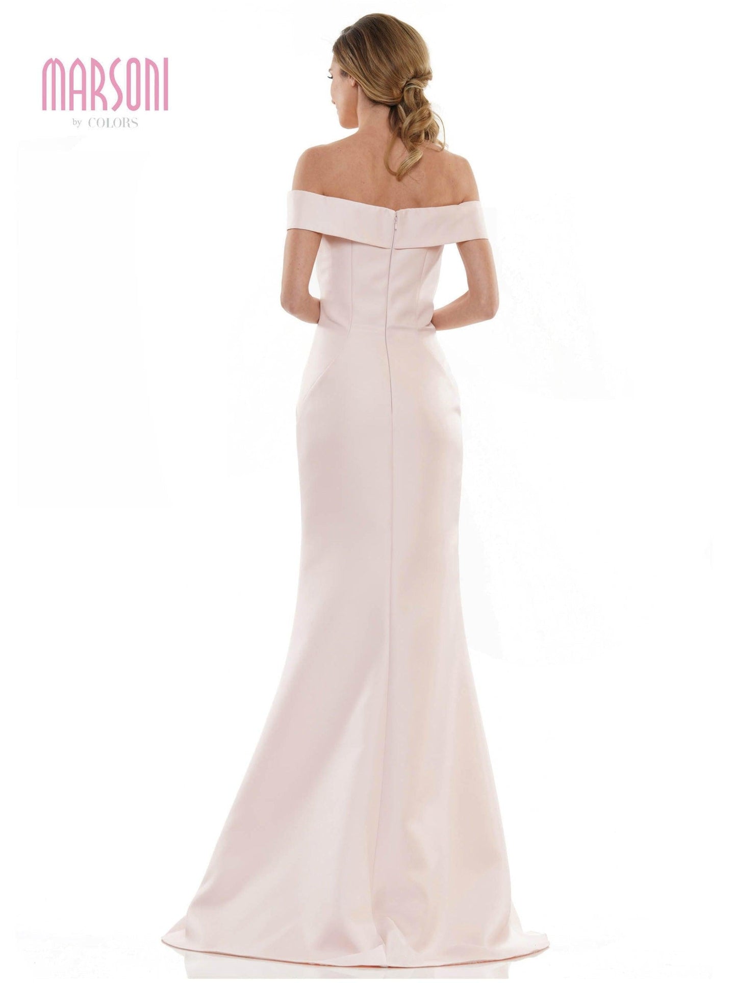 Marsoni Long Formal Off Shoulder Mermaid Dress 1142 - The Dress Outlet