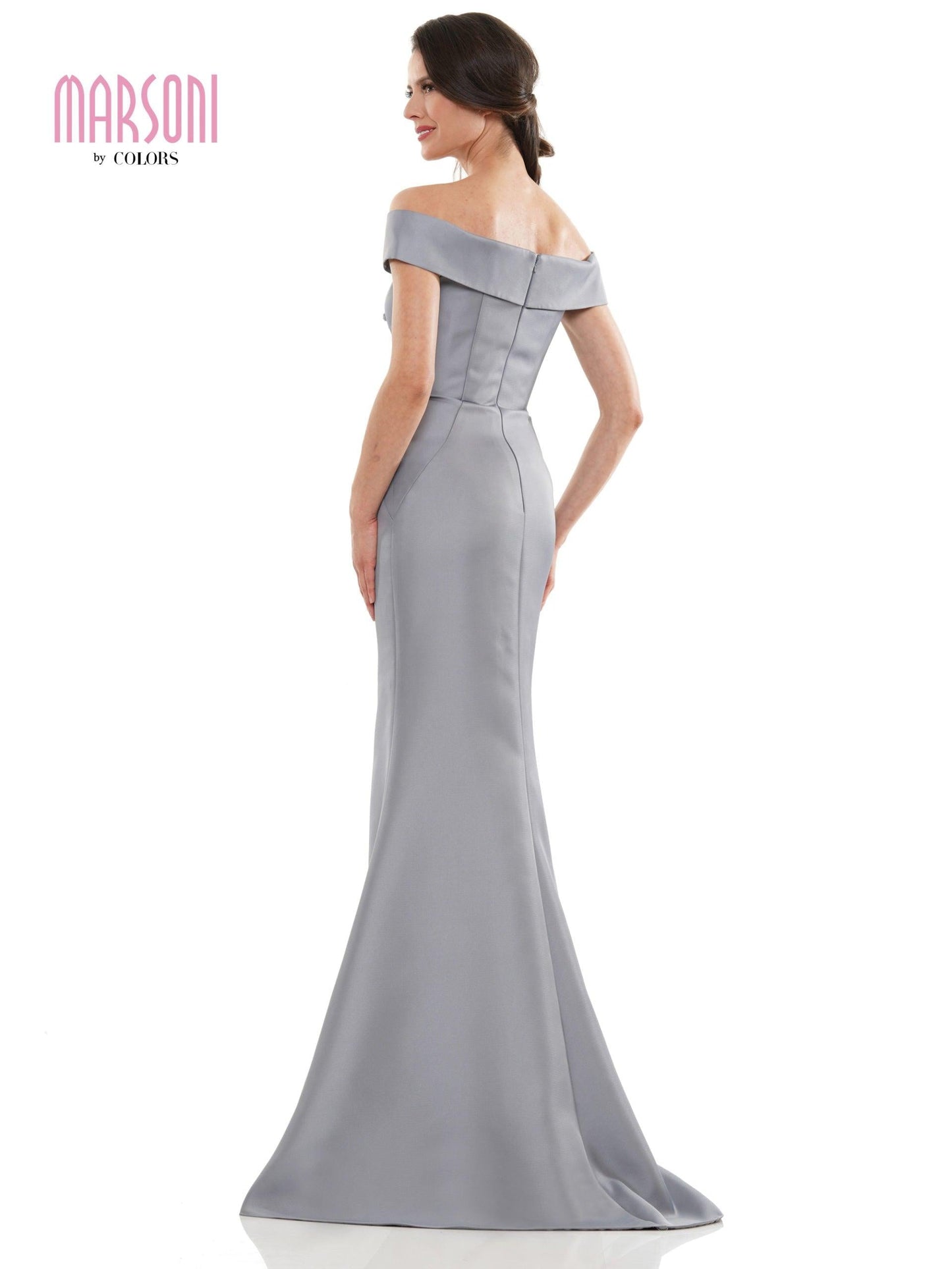 Marsoni Long Formal Off Shoulder Mermaid Dress 1142 - The Dress Outlet