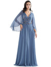 Marsoni Long Mother of the Bride Chiffon Gown 1094 - The Dress Outlet