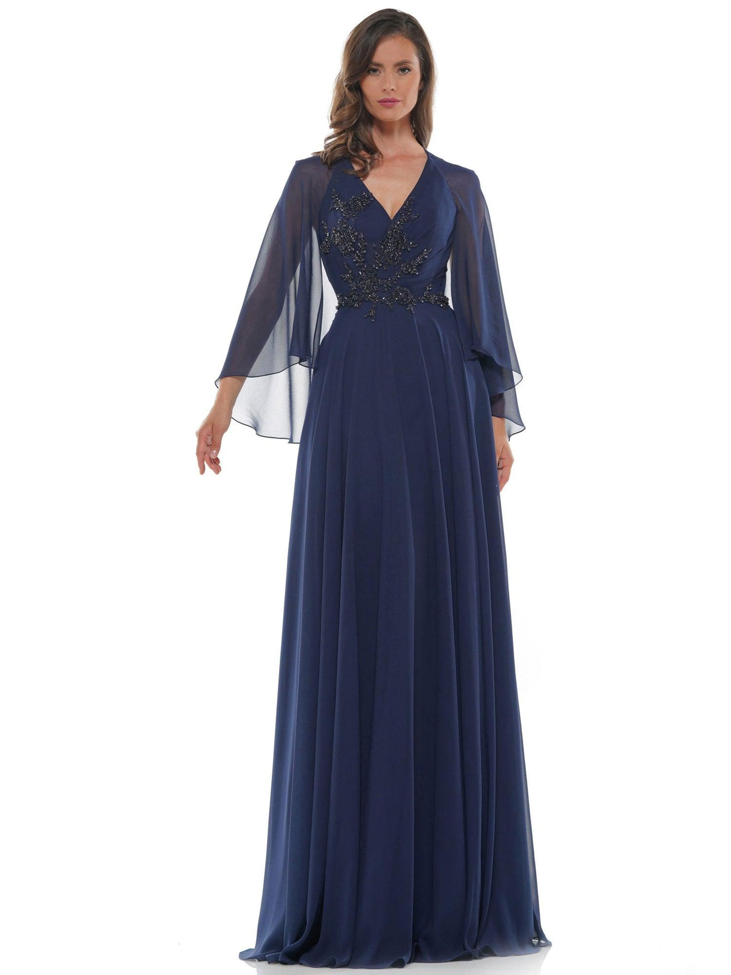Marsoni Long Mother of the Bride Chiffon Gown 1094 - The Dress Outlet