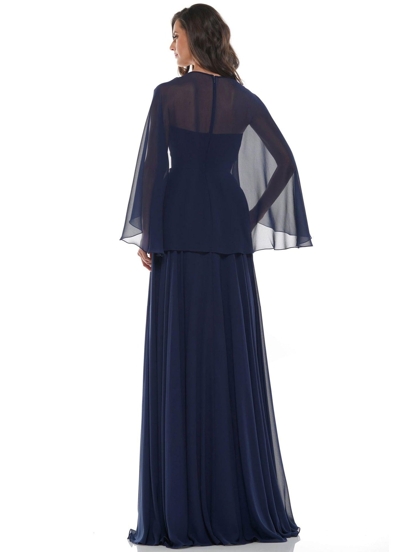 Marsoni Long Mother of the Bride Chiffon Gown 1094 - The Dress Outlet