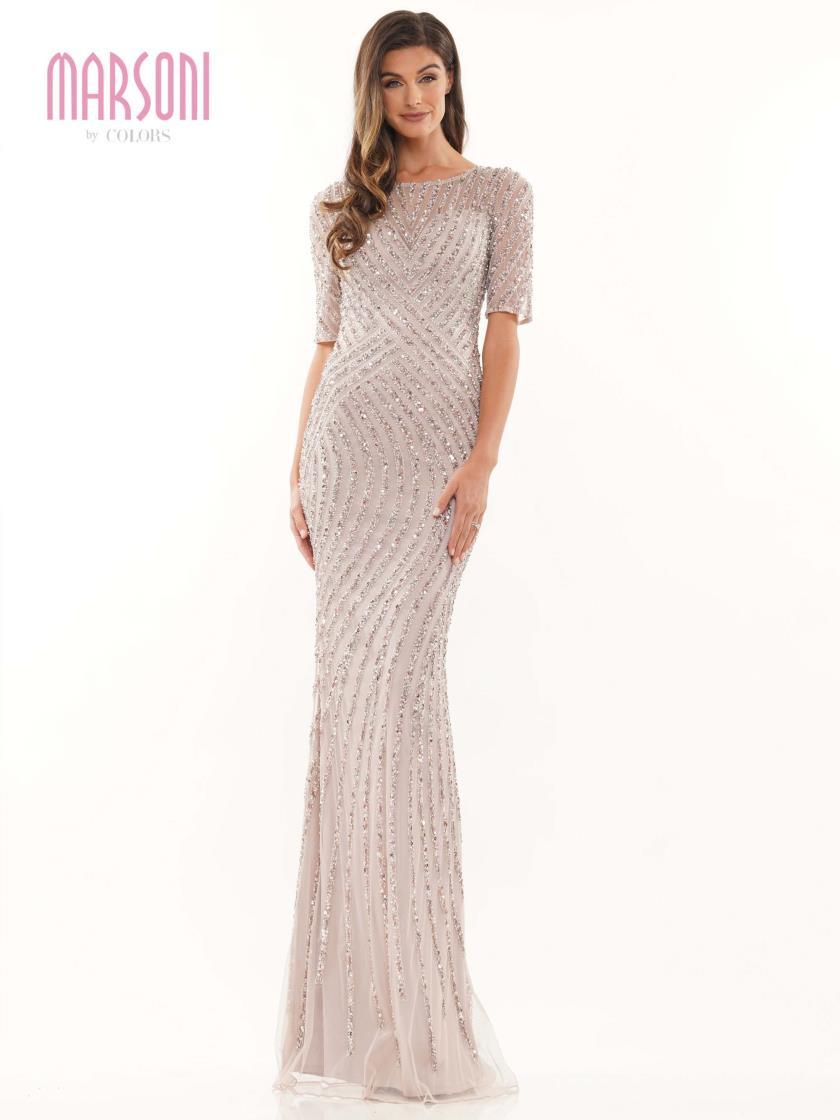 Marsoni Long Mother of the Bride Formal Gown 1209 - The Dress Outlet