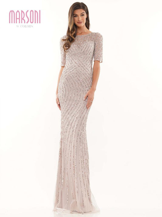 Marsoni Long Mother of the Bride Formal Gown 1209 - The Dress Outlet