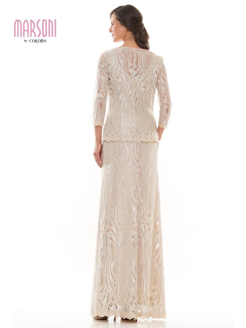 Marsoni Long Mother of the Bride Jacket Dress 310 - The Dress Outlet