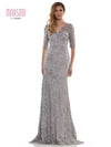 Marsoni Long Mother of the Bride Lace Dress Sale - The Dress Outlet