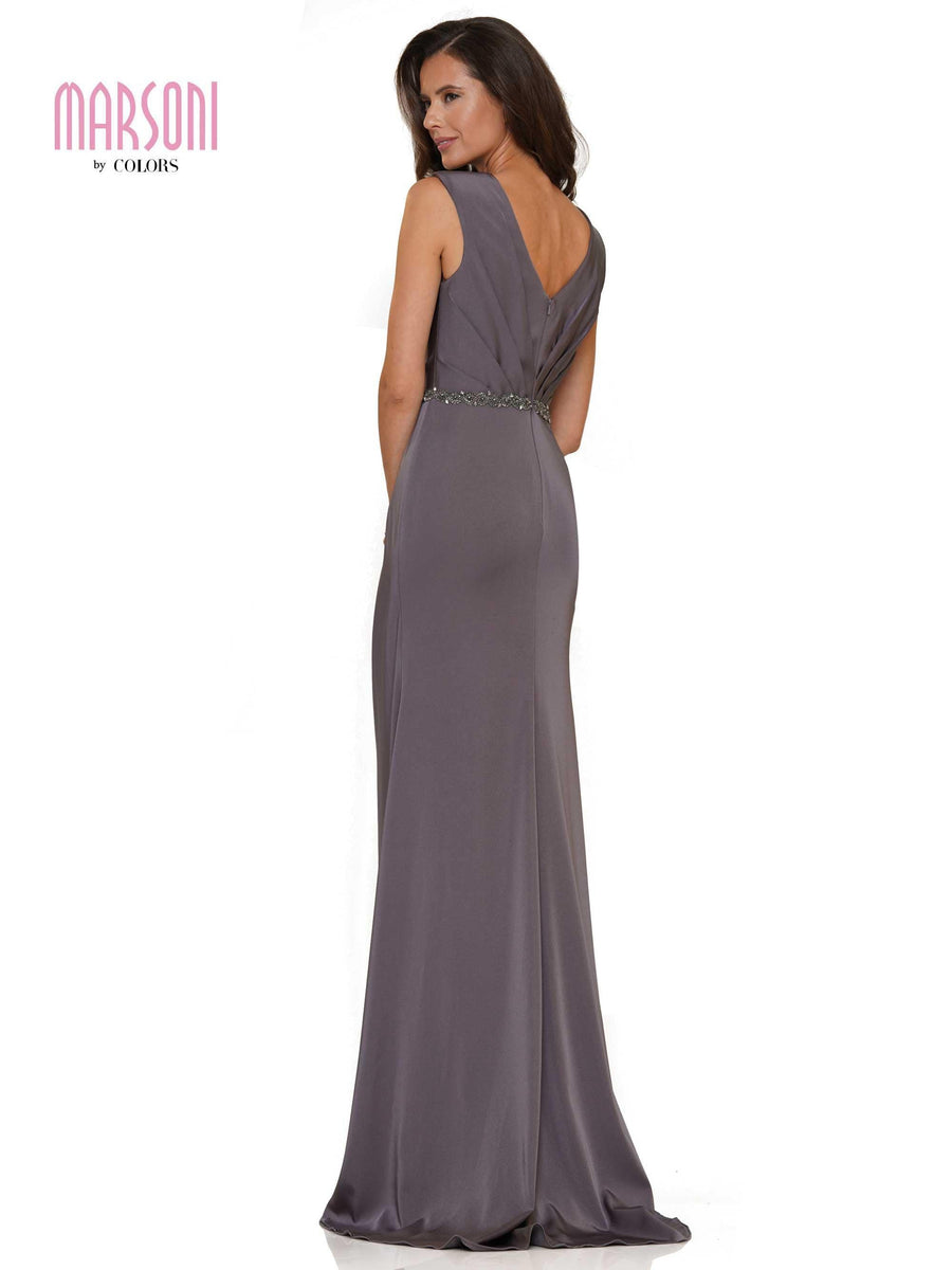 Marsoni Long Sleeveless Formal Dress 1157 - The Dress Outlet