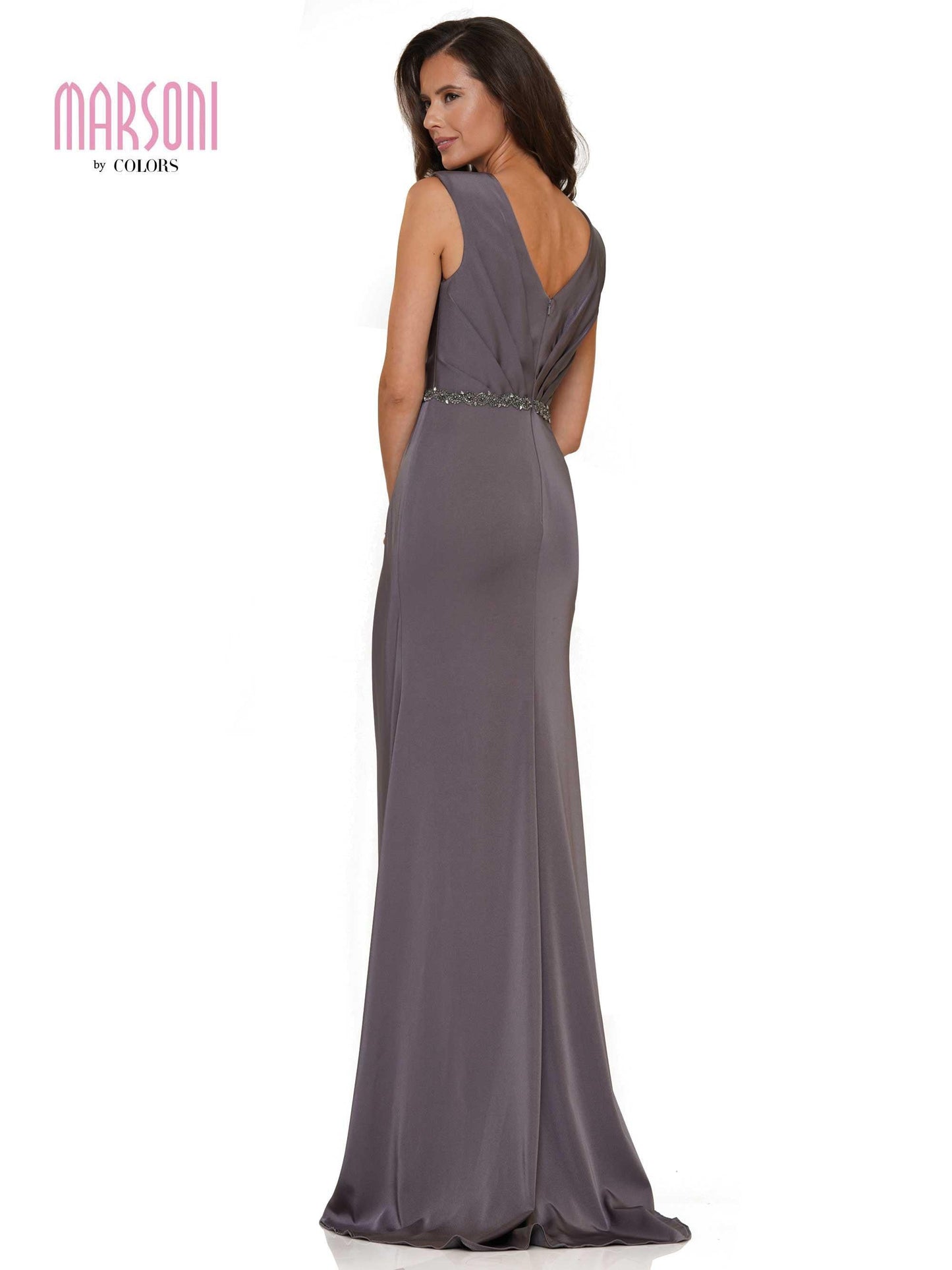 Marsoni Long Sleeveless Formal Dress 1157 - The Dress Outlet