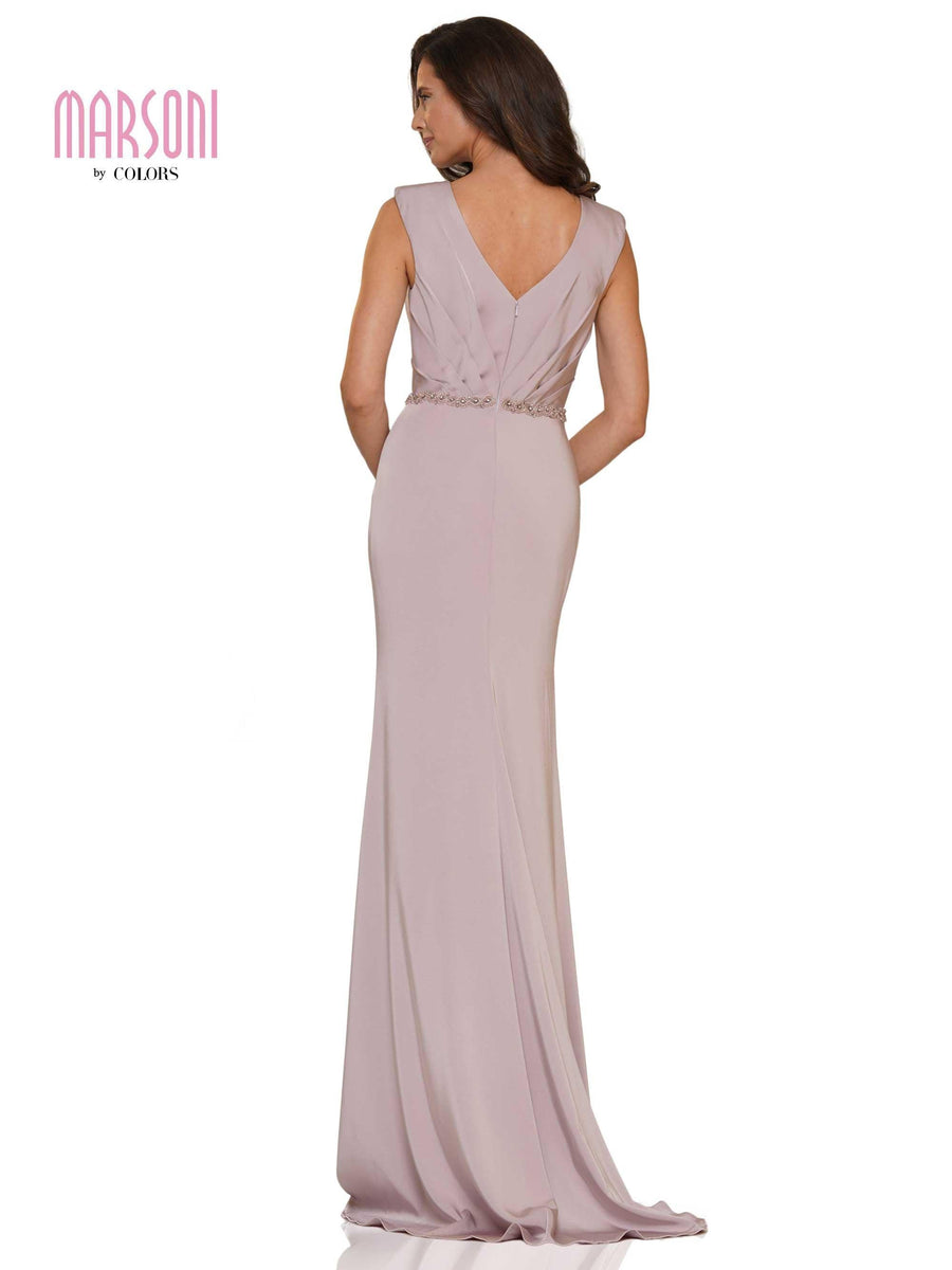 Marsoni Long Sleeveless Formal Dress 1157 - The Dress Outlet