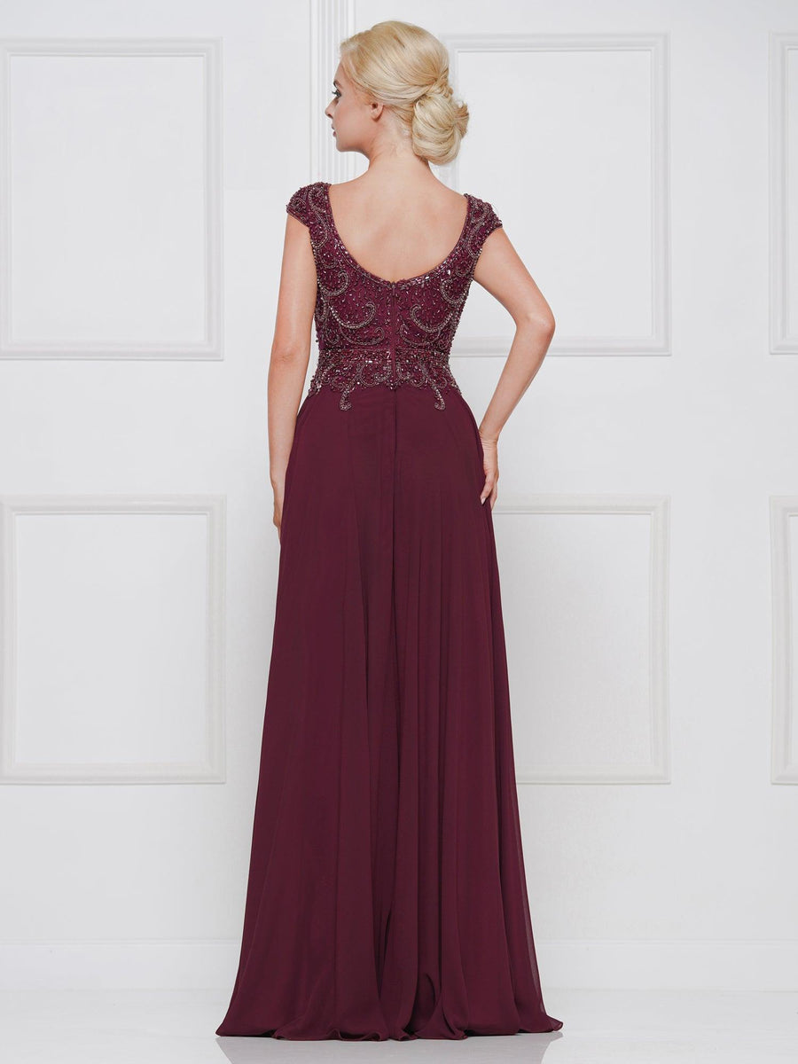 Marsoni Mother of the Bride Long Chiffon Dress 173 - The Dress Outlet