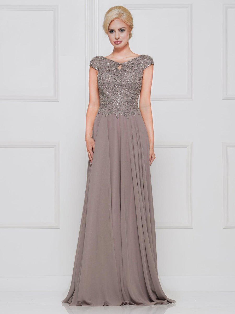 Marsoni Mother of the Bride Long Chiffon Dress 173 - The Dress Outlet